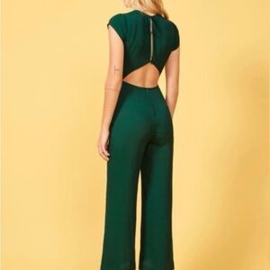 Elegant Dark Green Jumpsuit